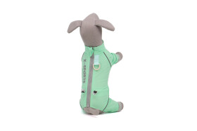 Packy pláštěnka pro psa se zipem a reflexními prvky Barva: Zelená, Délka zad (cm): 34, Obvod hrudníku: 42 - 46 cm