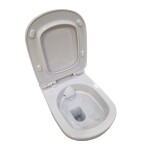 GEBERIT DuofixBasic s bílým tlačítkem DELTA21 + WC bez oplachového kruhu Edge + SEDÁTKO 458.103.00.1 21BI EG1