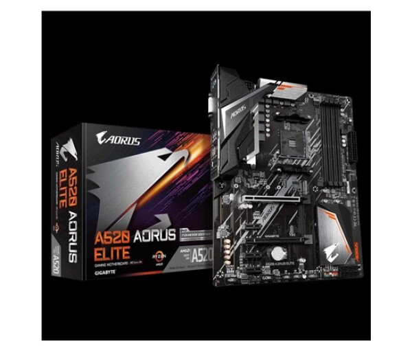 GIGABYTE MB Sc AM4 A520 AORUS ELITE, AMD A520, 4xDDR4, HDMI, DVI EDF_524128