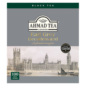 Ahmad Tea | Earl Grey Decaffeinated | 100 alu sáčků