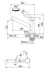 FRANKE - Orbit Dřezová baterie FC 9290, nerez 115.0569.290