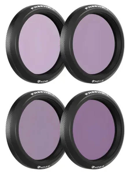 Freewell FW-OA5-STD / Sada ND filtrů / ND8, ND16, ND32, ND64 / pro DJI Osmo Action 5 Pro (FW-OA5-STD)