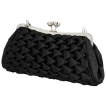 Zajímavé dámské psaníčko Rohana, černá