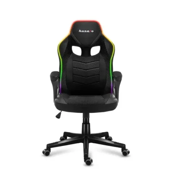 Huzaro Force 2.5 Mesh RGB černá / Herní židle / nastavitelná / nosnost až 140 kg / látka síťovina (HZ-FORCE 2.5 RGB MESH)
