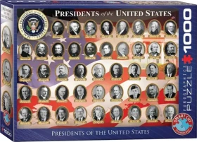 EUROGRAPHICS Puzzle Prezidenti Spojených států amerických