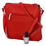 Jednoduchá dámská crossbody kabelka Erné, červená