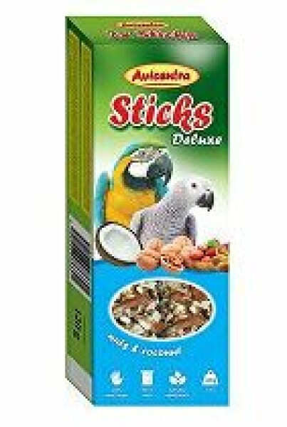 Avicentra tyčinky velký papoušek - ořech+kokos 2ks