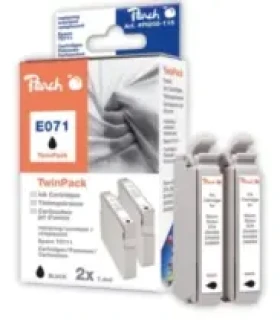 Peach T0711H alternativní cartridge / 2x7.4 ml / Černá (313339)