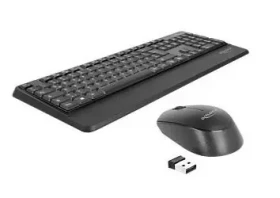 Delock DE černá / Set bezdrátové klávesnice a myši / DE layout / 2.4 GHz (12674)