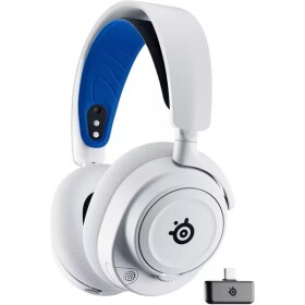 SteelSeries Arctis Nova 7P bílá / Herní bezdrátová sluchátka / BT + USB-AUSB-C / mikrofon (61561)