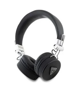 Guess PU Grained Triangle Logo ENC Bezdrátová Sluchátka Black (57983122350)