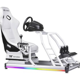 Thermaltake GR500 Snow Racing Simulator Cockpit závodní sedadlo bílá