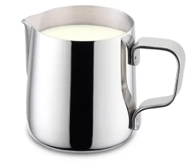 Weis Konvička na mléko 200 ml / Konvička na mléko / nerezová ocel / nalévací hubička / plochá rukojeť (16000)