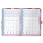 Busy B Týdenní diář To Do FLoral A6 – 2026/27, růžová barva, papír