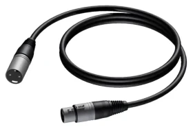Procab CLA901/1.5 / XLR kabel / XLR (M) - XLR (F) / 1,5 m (1KPCL113)