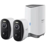 Baseus Security N1 Plus 2K / Kamerový systém / 2x kamera N1 Plus centrální stanice (S0TY002131)
