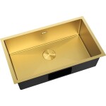 MEXEN - Trixo ocelový dřez 1-bowl 750 x 440 mm, zlatá HC 6415751000-55HC