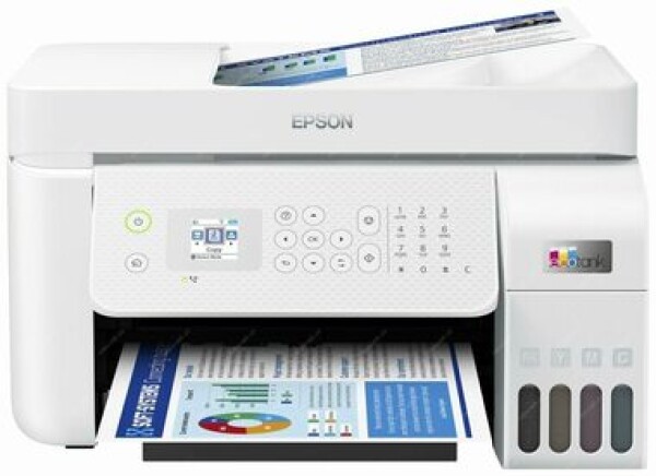 Epson EcoTank L5296 bílá Ink. multifunkce A4 33ppm 5760x1440dpi tisk sken. kop. fax USB Wi-Fi LAN (C11CJ65404)