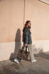 Stylová kabelka Reisenthel Daily Shopper Leo fake fur