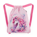 Bagmaster SÁČEK BETA 26 B školní na přezůvky / tělocvik – jednorožec Růžová 1.5 l 230432
