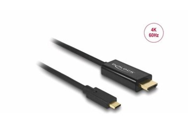 Delock Kabel USB Type-C (M) - HDMI (M) 3m černá / DP Alt Mód / 4K / 60Hz (85292)