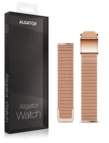 Aligator Náhradní kovový řemínek pro Watch Grace 16mm / rosegold (16AW0007)
