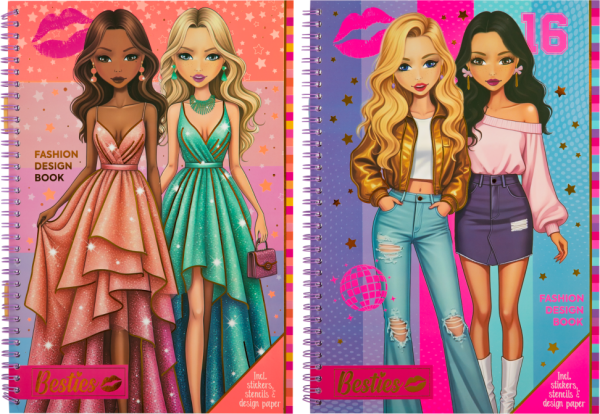 Kniha pro návrháře módy Besties - Craft Creative