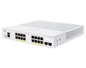 Cisco Business CBS350-16FP-2G-EU REFRESH / Switch / 16x GbE RJ-45 / 2x SFP / PoE+ 240W / Fanless (CBS350-16FP-2G-EU-RF)