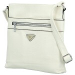 Trendy dámská koženková crossbody Laka, bílá