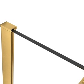 CERANO Profil pro sprchové zástěny Walk-in Onyx - 8 mm - zlatá - 15 mm