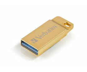 Verbatim Store 'n' Go Metal Executive 16GB zlatá / Flash disk / USB 3.0 / čtení: 80MBs / zápis: 25MBs (99104-V)