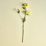 House Doctor Umělá květina Gerbera Yellow 70 cm, žlutá barva, plast