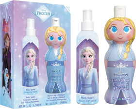 Dárkový set Ledové království, tělový sprej 200 ml + 1D sprchový gel a šampón 2v1 400 ml - Trigo
