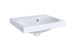 GEBERIT - Acanto Umývátko 45x38 cm, s přepadem, bez otvoru pro baterii, bílá 504.636.01.1