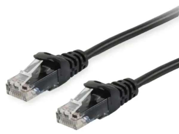 Equip UTP Cat6 černá / Patch kabel / U/UTP / RJ-45 / 2 m (625451)