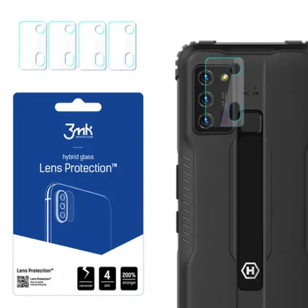 3mk Lens Hybridní sklo ochrana kamery pro myPhone Hammer Blade 5G / Ochranné sklo na kameru