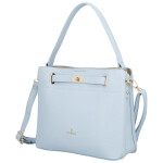 Luxusní dámská koženková kabelka do ruky Candice, světle modrá