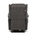 Polohovací křeslo, elektrické kabelové ovládání, černá, látka vintage, TV-L8902 BK3