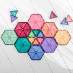 Connetix Connetix Tiles - Magnetická Stavebnice Pastelová XXL 202 ks