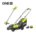 Sada aku sekačka + strunová sekačka Ryobi OLM1833LT23A-140