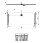 IDEAL STANDARD - Ultra Flat S Sprchová vanička 170x70 cm, písková K8281FT