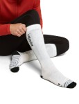 ICEBREAKER Mens Merino Ski+ Medium OTC Mountain Contour, Snow/Black/Ether (vzorek) velikost: M