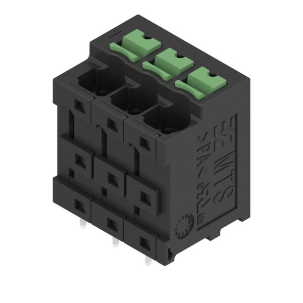 Weidmüller 2913720000 PCB terminál 4 mm² Pólů 3 černá 31 ks Tube