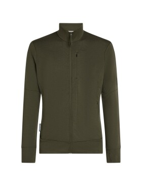 Pánská merino mikina ICEBREAKER Mens 260 Quantum IV LS Zip, Dark Loden velikost: S