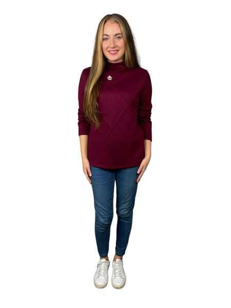 HOSH Dámský rolákový top Royal Velikost: UNI, Barva: Vínová