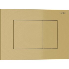 MEXEN - Tex 02 splachovací tlačítko, zlatá 6102-06