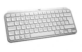 Logitech Wireless MX mini US šedá / Bezdrátová klávesnice / podsvícená / US verze (920-010799)