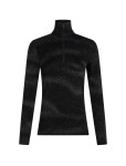 ICEBREAKER Wmns Merino 260 Tech Vertex LS Half Zip Chillwave, Black/Obsidian/J (vzorek) velikost: S