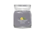 YANKEE CANDLE Black Tea &amp; Lemon svíčka 368g / 2 knoty (Signature střední)