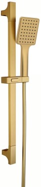 SAPHO - Sprchová souprava hranatá, posuvný držák 680, zlato mat SC815GB